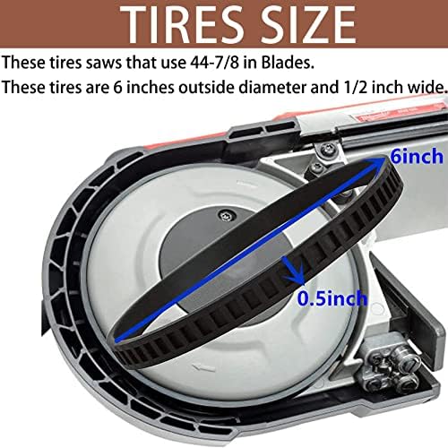 Замена на гуми од 45-69-0010 макари за Milwaukee Bandsaw Blade AO2807 6238N 6230 6232-6 6225 6238-20 2729-20- 2 Пакет