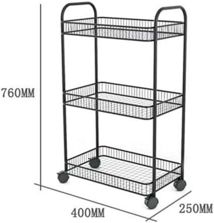 N/A Rack Rack Дневна соба за складирање бања кујна подни решетки со тркала