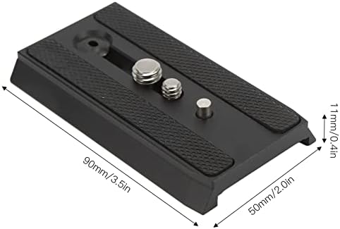 Плоча за монтирање на фотоапаратот Tgoon, анодична оксидација алуминиумска плоча за брзо ослободување со завртка од 1/4in завртка