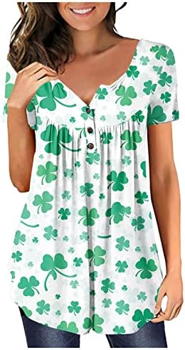Femaleенска облека со долги ракави V вратот памук графичка лабава маичка за блуза летна есен кошула за бренд за дама ДН ДН