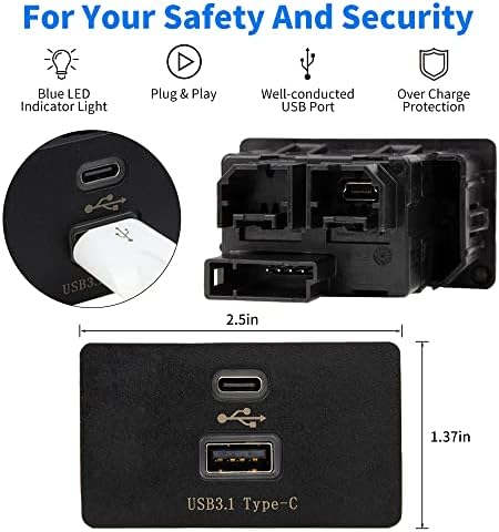 ertoory Двојна Usb Интерфејс Модул Надградба-Тип C + USB Интерфејс, Компатибилен За ЛИНКОЛН СИНХРОНИЗАЦИЈА 3, Лесна Инсталација, Мултифункционален,