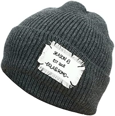 Манжетна плетена зимска двојно слој, топло Skully & Women Hats густо секој ден за мажи капи безбол капачиња бенд бејзбол капа