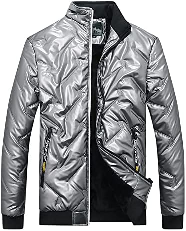 Есенски јакна Човечки клуб плус големина долги ракави модерна џебна јакни удобност густа цврста боја на ветровитната качулка7
