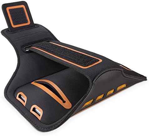 Случај за Boxwave For Ecom Smart -EX 01 - Jogbrite Sports Armband, висока видлива светлина за безбедност LED тркачи на LED -превртки за ECOM Smart -EX 01 - Задебелен портокал