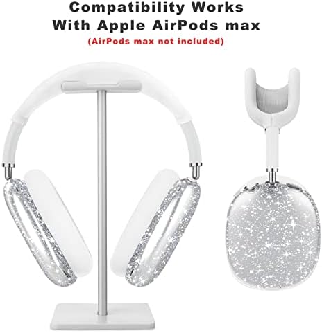 AiaAbq за AirPods Max Cask Cover, Anticratch Ear Ear Pad Cover/Cups Caps Cover/Покривка за лента за глава за AirPods Max. Чист