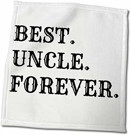 3Дроза Најдобар чичко засекогаш, црно писмо на бела позадина - крпи