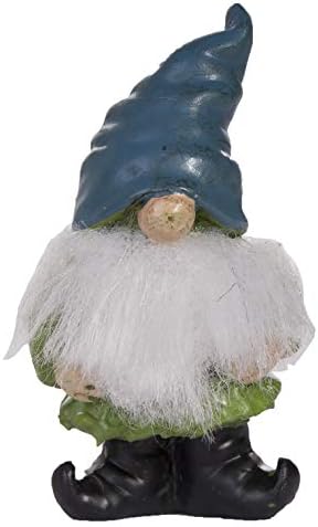 Малку среќа Gnome Stone Gnome Figurine w/приказната картичка