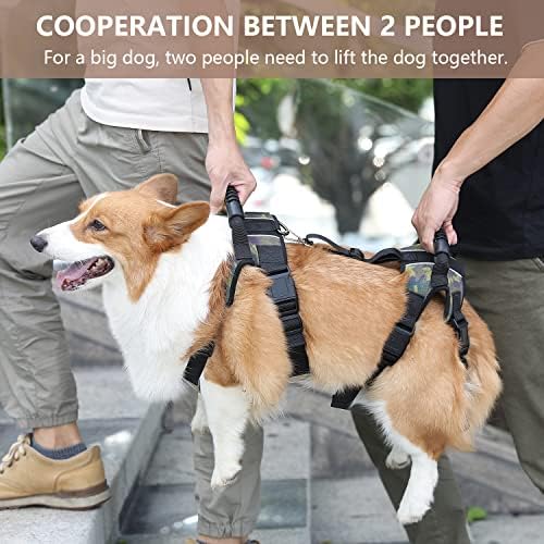 Coodeo Куче Подигнете Темперамент, Целосна Поддршка На Телото &засилувач; Прашка За Обновување, Поддршка За Миленичиња За Задни Нозе Рехабилитација