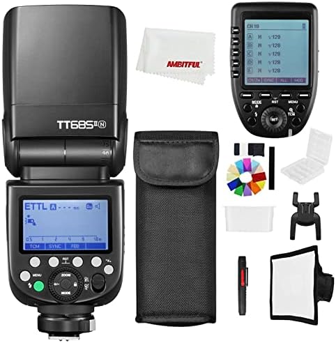 Godox TT685II-N I-TTL Speedlite Брз Speedlite Flash,2.4 G Безжичен X Систем, СО XPRO-N Безжичен Активирач Компатибилен За Nik0n За