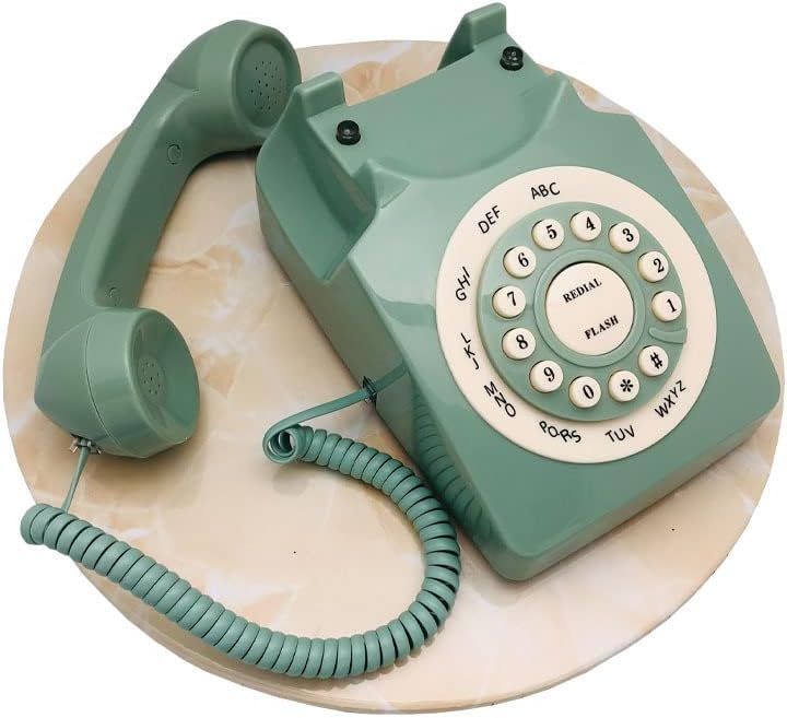 Ретро телефон/Телефон/Телефон/Телефон Телефон/Телефонос Ретро/Гроздобер Телефон （Зелена）