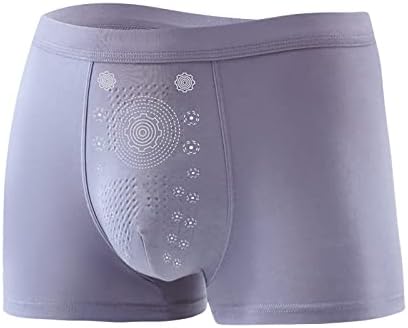 Менс боксерски шорцеви енергетско поле за енергија за долна облека за мажи, панталони, панталони долготраен раст на машки раст и забавни брифинзи
