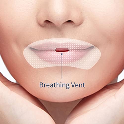 Мека силиконска лента со перфорација - Намалете го дишењето на устата, подобро дишење на носот и олеснување на грчењето во моментот