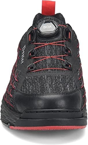 Декстер машки модерни C-9 плетени боа широки чевли за куглање десно рачно црна/црвена 12 W