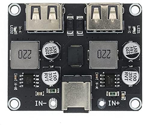 ZYM119 10PCS QC3.0 QC2.0 USB DC-DC конвертор на конверторот за полнење чекор надолу модул 6-32V 9V 12V за брза табла за брзо полнач за полнач 3V 5V 12V коло