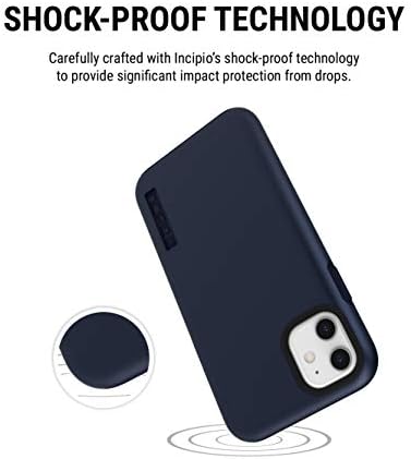 Incipio DualPro Двослоен Случај За apple iPhone 11 со Флексибилна Капка За Апсорпција На Удари-Заштита - Иридентно Полноќно Сино