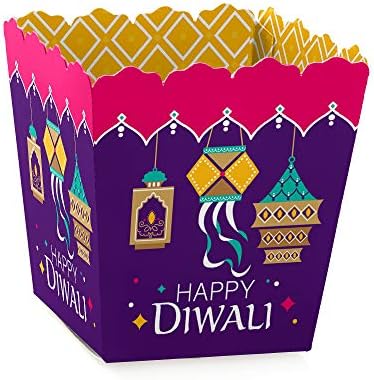 Голема Точка На Среќа Среќен Дивали - Партија Мини Корист Кутии - Фестивал На Светлата Партија Третираат Бонбони Кутии-Во собата на 12