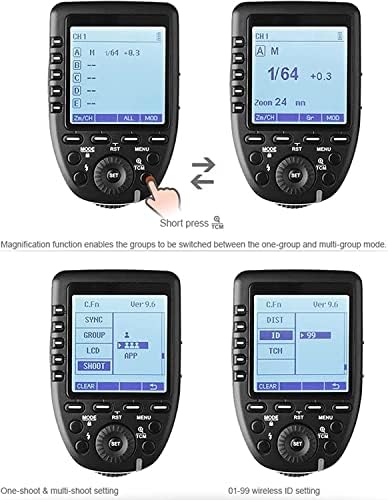 Godox XPro-F безжичен блиц активиран w/Godox ML-CD15 Flash Diffuser Transmitter за Fuji Fujifilm TTL-Convert-Manual функција со голем