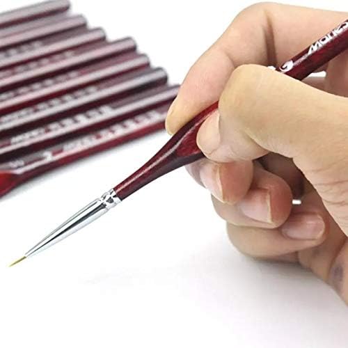 WYFDP Професионална линија цртање пенкало за пенкало за рака, бои четки за волци за коса, фине детали масло за сликање уметнички четки за уметност уметнички материјал