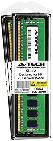 Комплет A -Tech 32 GB за HP Z6 G4 Workstation - DDR4 PC4-23400 2933MHz ECC Регистриран RDIMM 2RX8 - Специфична меморија на серверот