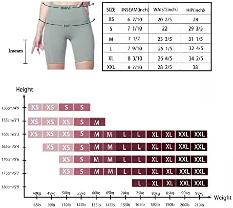 Риџинг јога шорцеви за жени со високи половини за велосипедисти салата за салата за атлетски тренинзи со 2 џебови