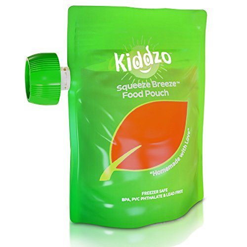 Торбичка За Храна за повеќекратна употреба 6оз со Лажица-Торбички За Складирање За Стискање Бебиња за Домашни И Органски Пире.