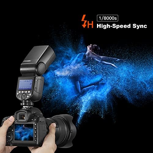 Godox V860III - N Камера Flash Speedlite, TTL HSS 2.4 G 1/8000s GN60 Gn60 Чевли Планината Трепка, 5300k Моделирање Светлина, со 2600mah Li-јонска