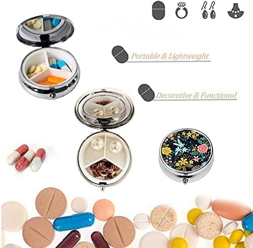 Кутија за пилули со пилули UDOOSUN, Compact 3 Department Medicin