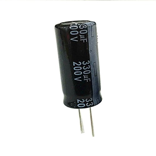 330UF 200V 18x36 +/- 20% -25 ° C до +105 ° C 5PCS Алуминиумски електролитички кондензатори, кондензатор 330UF 200V, кондензатор 330UF,
