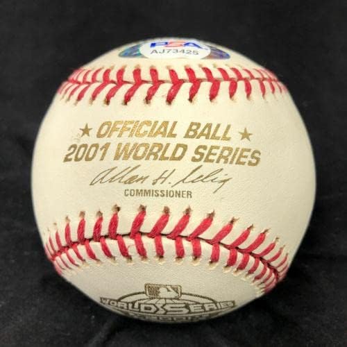 Роџер Клеменс потпиша 2001 WS бејзбол ПСА/ДНК Newујорк Јанки - автограмирани бејзбол