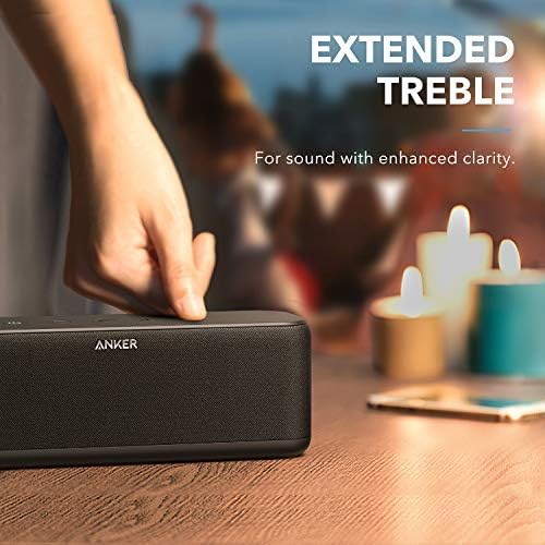 Надграден, Anker Soundcore Boost Bluetooth звучник со добро избалансиран звук, басп, 12H Playtime, USB-C, IPX7 водоотпорен, безжичен звучник