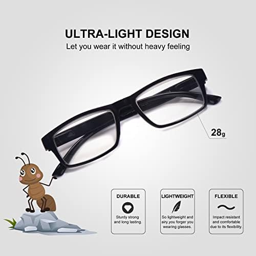 Плима Оптички 2 Пакет Очила За Читање Со Светла Светла Led Читачи Сина Светлина Блокирање Анти Замор На Очите