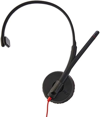 Plantronics Blackwire C3215 Слушалки - Моно - Црно-USB Тип А, Мини - Телефон - Жичен - 20 Hz - 20 kHz-Над-Глава - Монаурален -