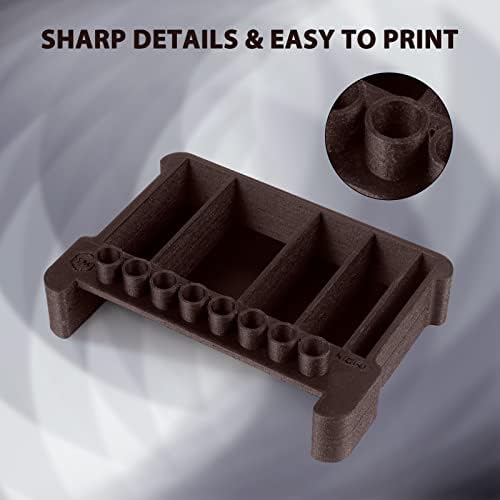 Филамент за 3D печатач на Исанте, разнобоен пакет на влакно од јаглеродни влакна, PLA филамент 1,75мм јаглеродни влакна ПЛА, висока акумуларност +/- 0,02 мм, 250g x 4 лажица