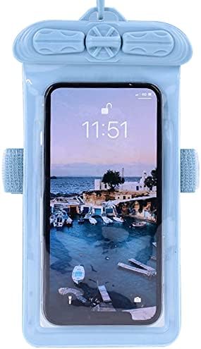 Ваксон Телефон Случај, Компатибилен Со Huawei Hi nova 9 Pro Водоотпорна Торбичка Сува Торба [Не Заштитник На Екранот Филм ] Сина