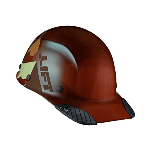 Подигнете ја безбедноста Dax Fifty 50 Cap Style Hard Hat - суспензија на Ratchet - Desert Camo Gloss & LIFT Security HDF -18RS DAX Хард капа за замена за замена на суспензијата