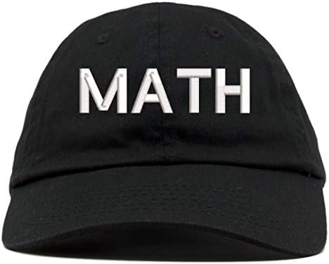 Математика за облека од највисоко ниво, направи Америка да размисли потешко извезено извезено низок профил мека круна Унисекс бејзбол тато капа