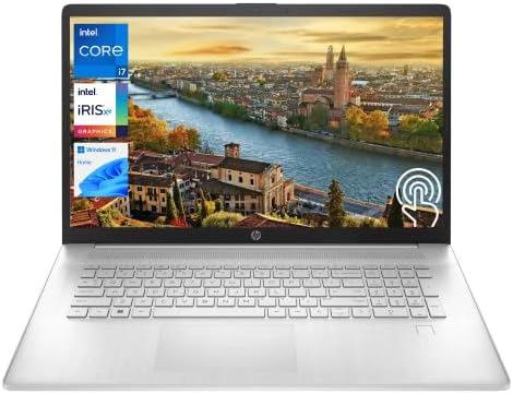 HP Лаптоп, 17.3 HD+ Екран На Допир, Intel Core i7 - 1255u Процесор, 32GB RAM МЕМОРИЈА, 1tb PCIe SSD, Позадинско Осветлување Тастатура,