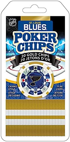 Ремек-дела NHL Unisex-Advult 20-парчен казино стил покер чипс