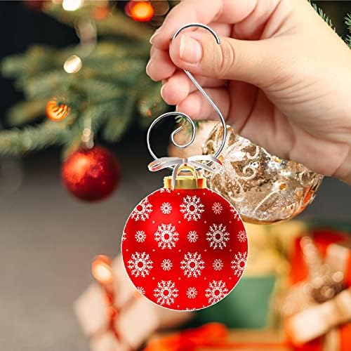 400 парчиња куки за божиќни украси, метална жица во форма на сребро, божиќни украси, куки за закачалки за висечки украси до Божиќно дрво за новогодишно декор на забав?