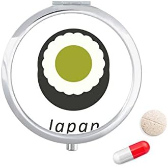 Традиционална Јапонска Црна Маки Суши Таблета Случај Џеб Медицина Кутија За Складирање Контејнер Диспензерот