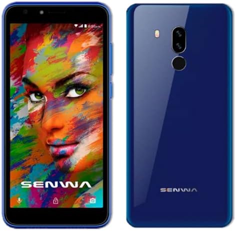 Senwa 2022 | Отклучен Паметен Телефон 4G LTE | 5 HD Дисплеј | Печатење Прст | Андроид 11| Att Tmobile Speed Talk