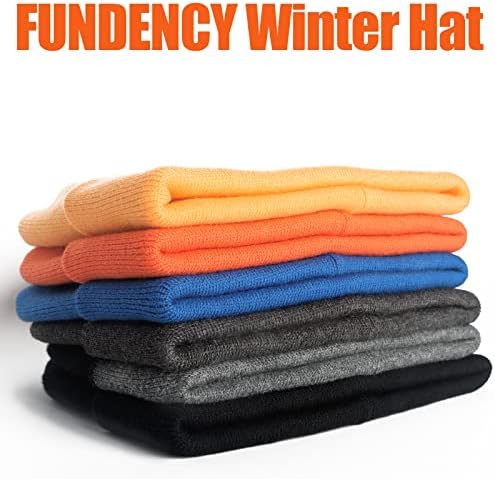 Фондација Beanie Hat за мажи и жени класичен манжетен череп плетенка топла акрилна капа