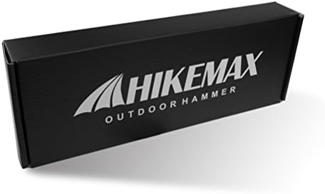 Hikemax лесен чекан за камп за кампување со алуминиумски чекан со отстранувач на удели на шатори, 13 унца