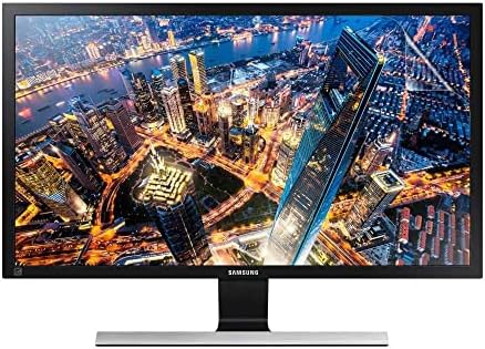 Целосна живописна невидлива сјајна HD заштитник на екранот, компатибилен со Samsung Monitor 28 U28E590 [Пакет од 2]