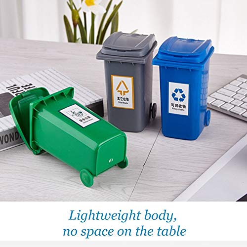 Конзерва за отпадоци од Abecel, Mini Desktop уредно пенкало за отпадоци со капаче за канцелариски држач за ѓубре ѓубре ѓубре