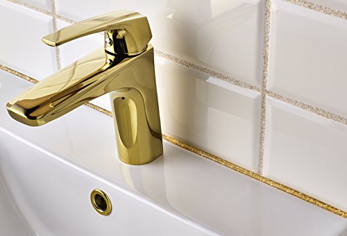 v1rtus сјај за инјекциска смеса за мозаични плочки, бањи, влажни простории, кујни, простории засновани на плочки и центри засновани на цемент 100g / 3.5oz - злато