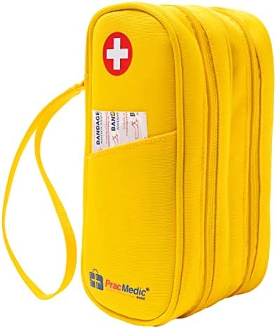 Pracmedic кеси Епипен носат торба за лекови за патувања- 2 нивоа инсулин ладилник за патување за да се одржи снабдување со дијабетичари, инхалатор