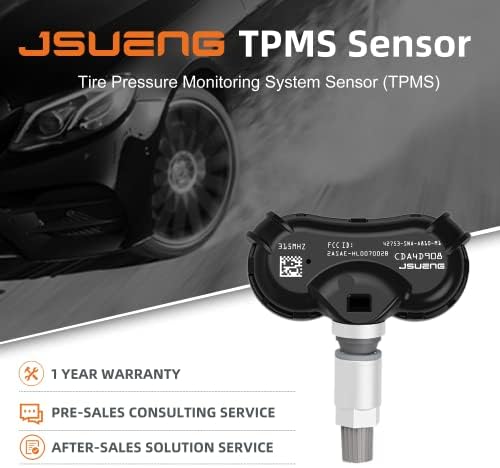 Замена на сензорот Jsueng TPMS за Honda CR-Z Odyssey Civic, сензорите за мониторинг на притисок на гуми од 4 пакувања ги заменуваат42753-TR3-A81