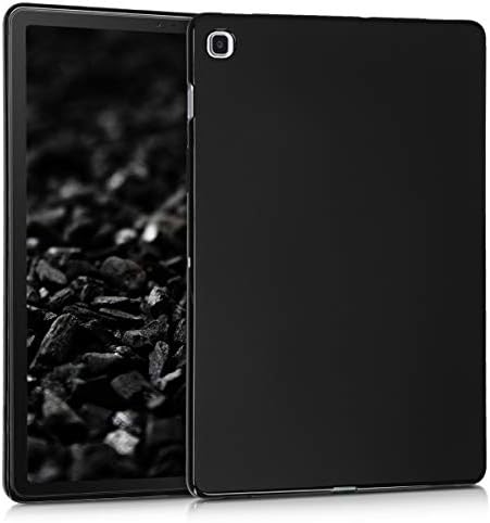 KWMobile TPU Silicone Case компатибилен со Samsung Galaxy Tab S5E - случај меко флексибилно покритие на амортизација на шок - црна