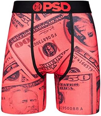 PSD Mens Infrared Money Micro Mesh Boxer Browter Red XS